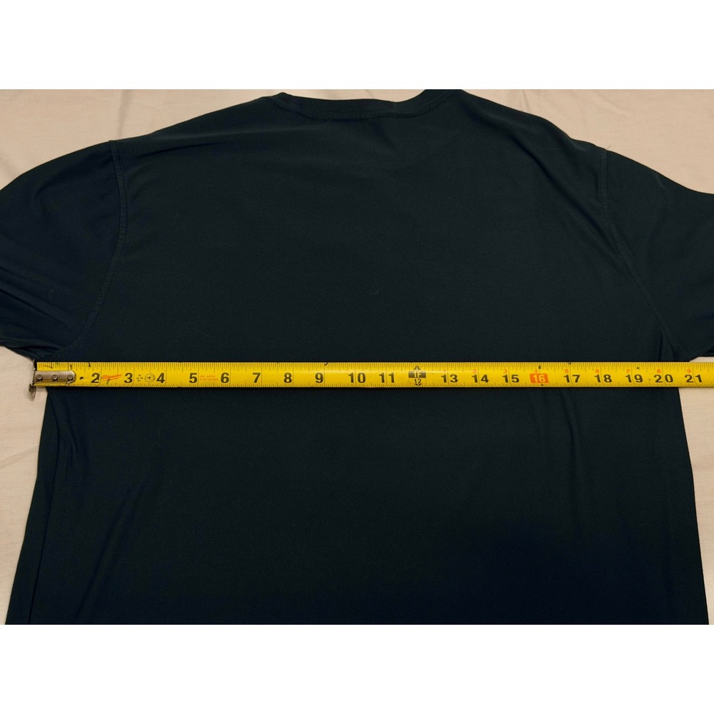 Vuori Strato Tech Tee Mens Medium Dark Green Charcoal Performance T-Shirt V126 - Picture 5 of 6